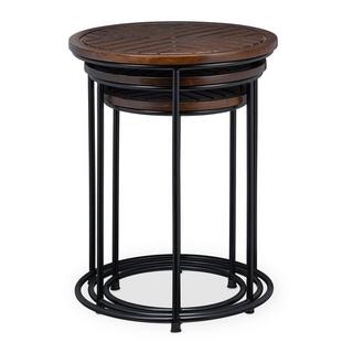 B2X 3-teiliger Tisch aus Mangoholz  