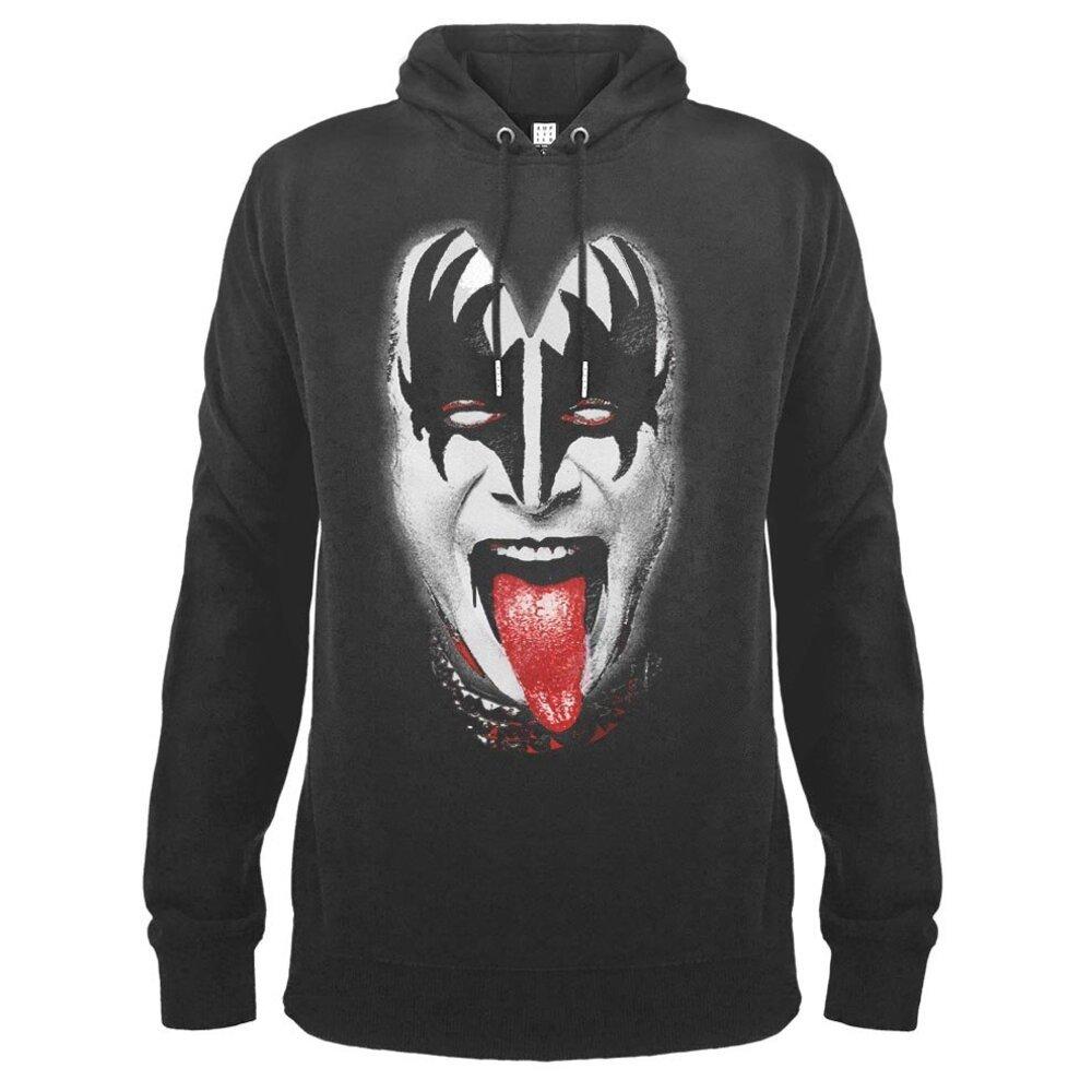 Image of Demon Face Kapuzenpullover Damen Schiefergrau M