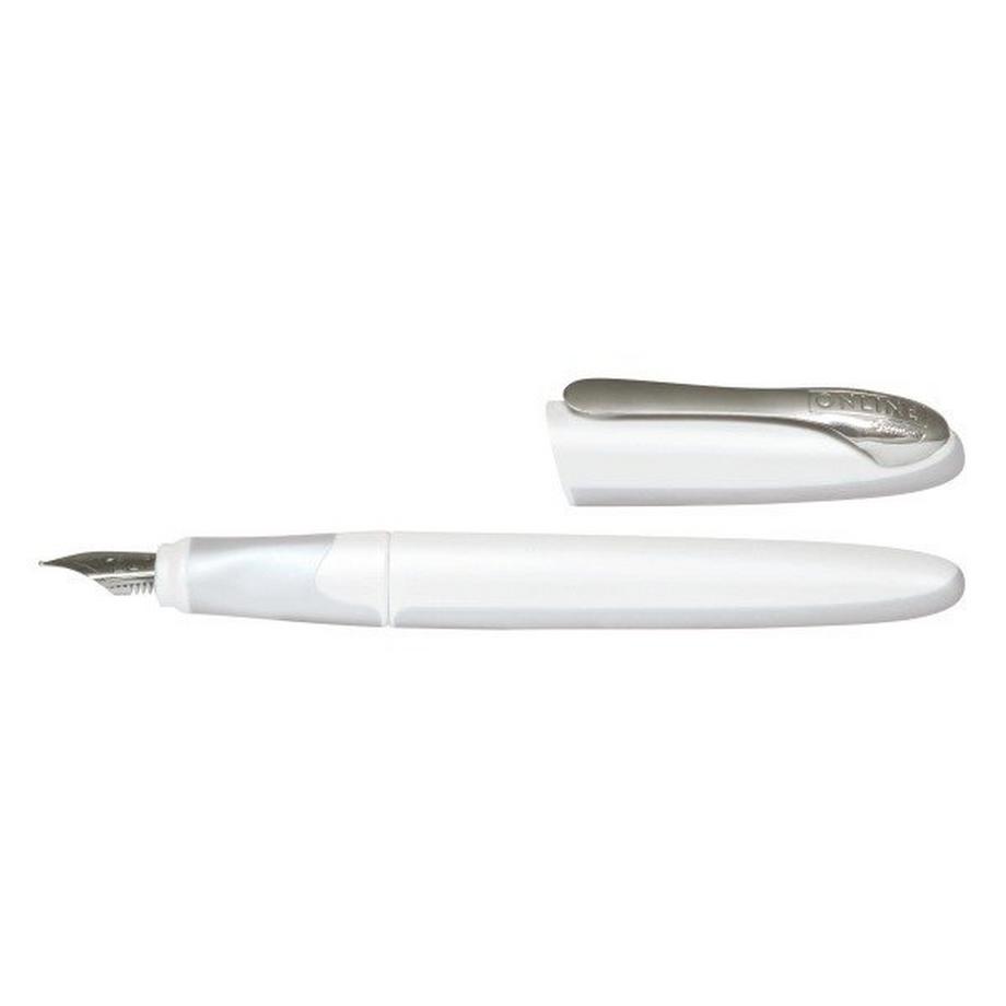 ONLINE Füllhalter Air M 20145/3D Air Pearl silver blau