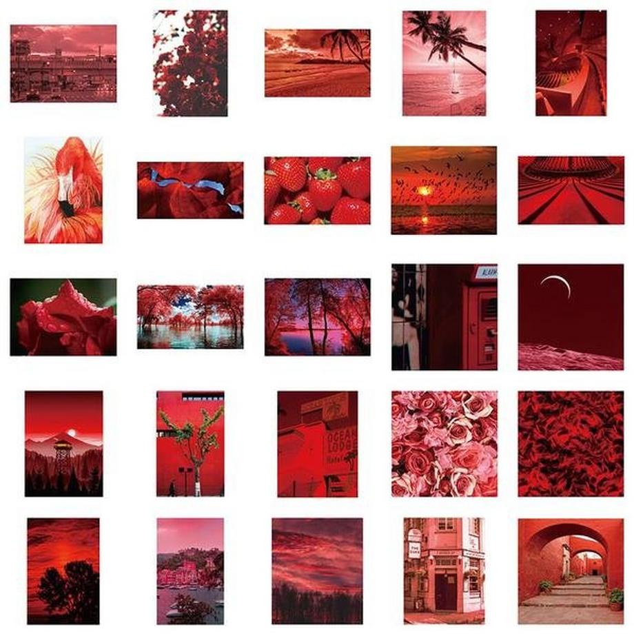 Gameloot Pack d'Autocollants - Mix Rouge  