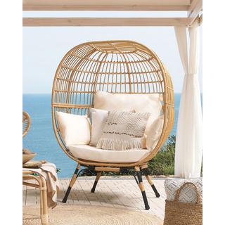 Beliani  Chaise de jardin en Polyrotin Boho VEROLI 