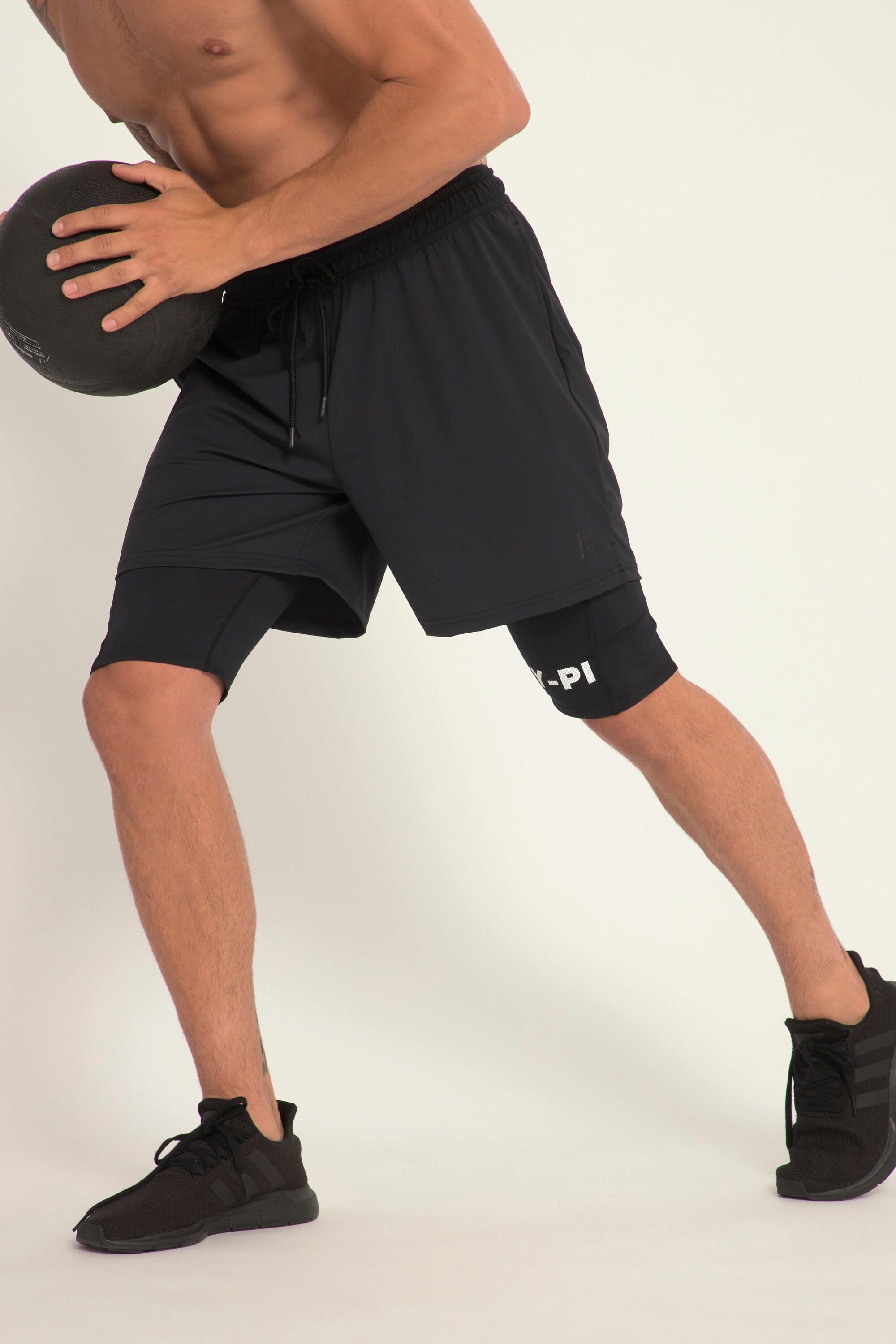 JP1880  Short de sport FLEXNAMIC®, collection Fitness. Taille élastique et technologie QuickDry. 