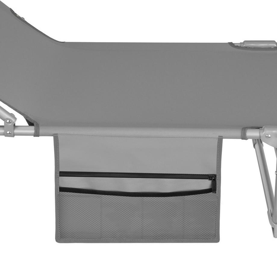 Tectake Lettino prendisole Chloé Pieghevole  