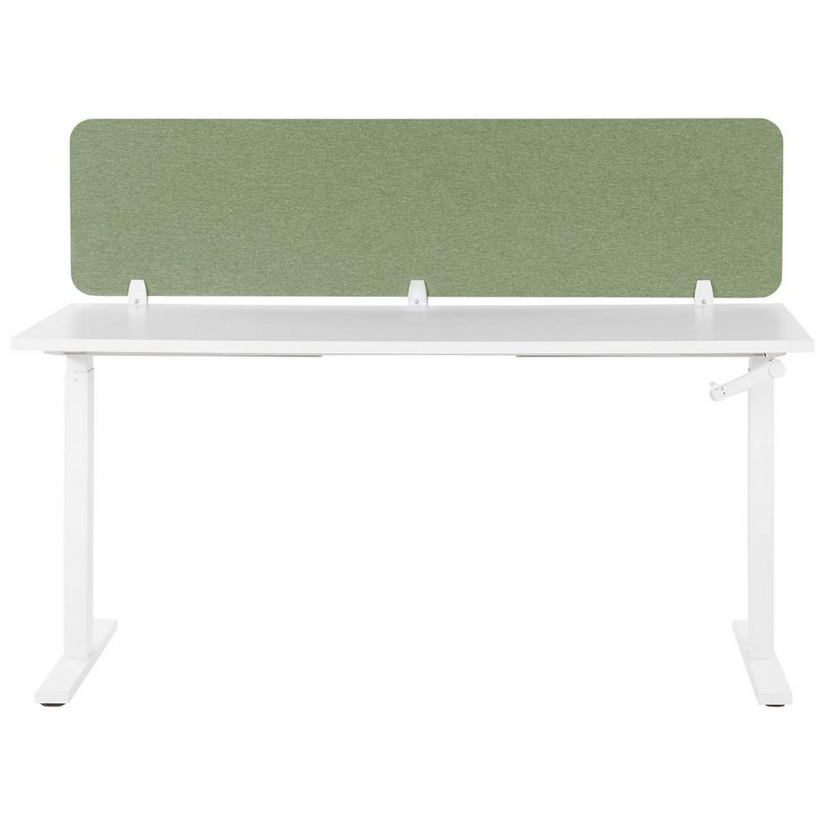 Beliani  Schreibtischtrennwand aus Stoff  WALLY 