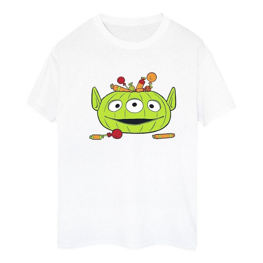 Toy Story T-Shirt Alien Pumpkin Basket Halloween  