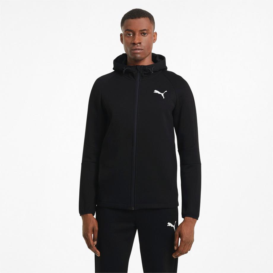 PUMA Evostripe Core Full-Zip Felpa con Cappuccio  