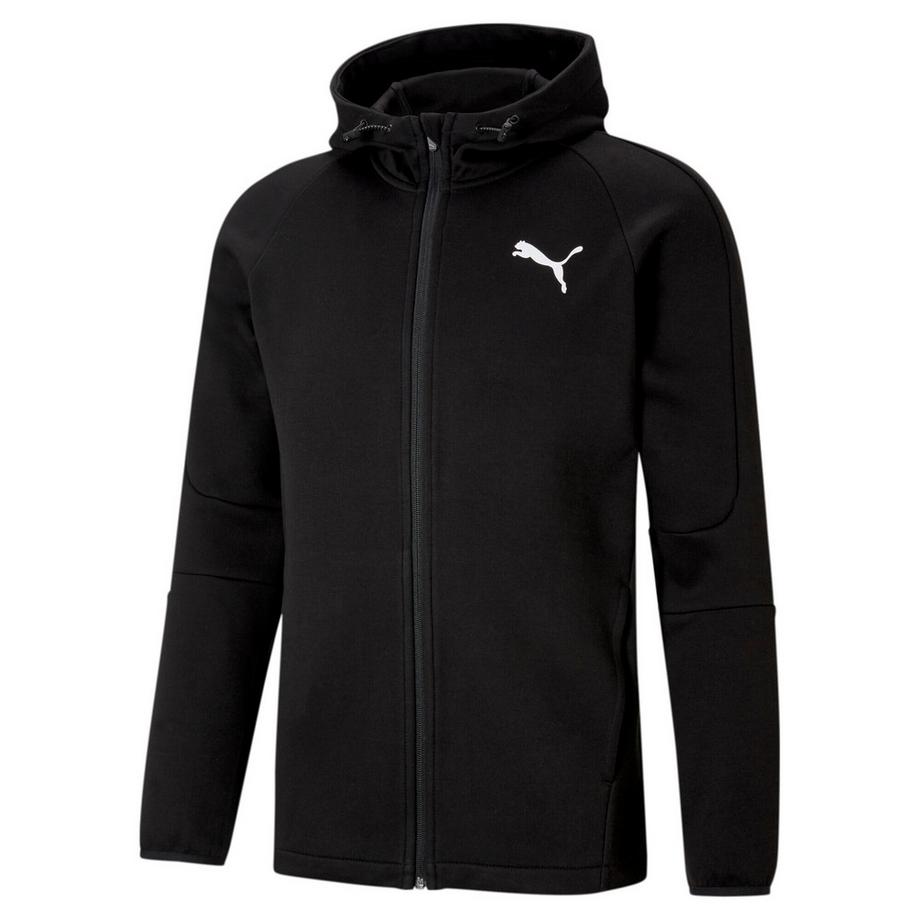felpa con cappuccio e zip intera evotripe core