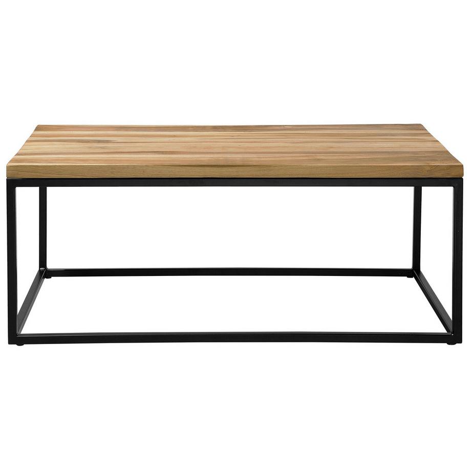 Beliani Table basse en Teck Industriel PROVO  