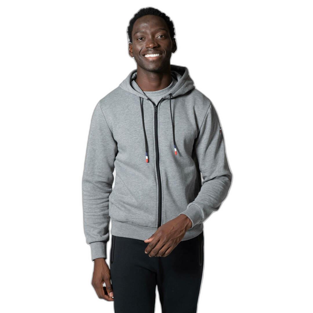 Image of Sweatshirt Mit Reißverschluss Und Kapuze Logo Herren XL