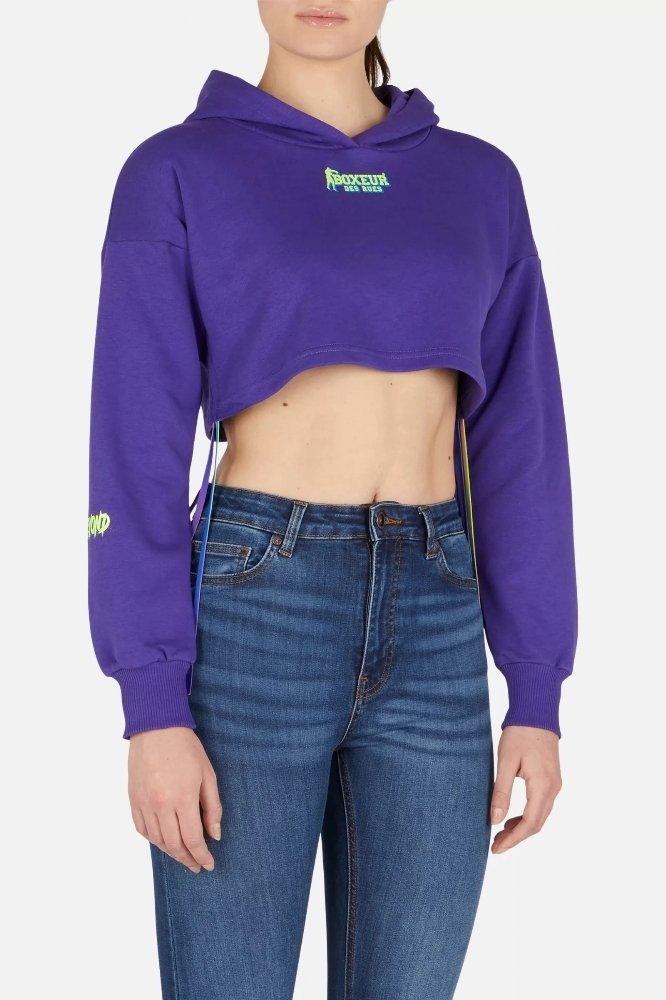 Image of Kapuzenpullover Unisex Violett XL