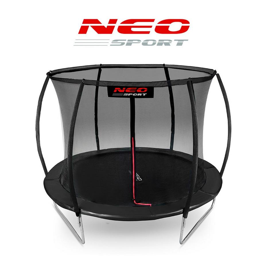 B2X Trampolino profilato 312 cm con rete di sicurezza interna di Neo-Sport  