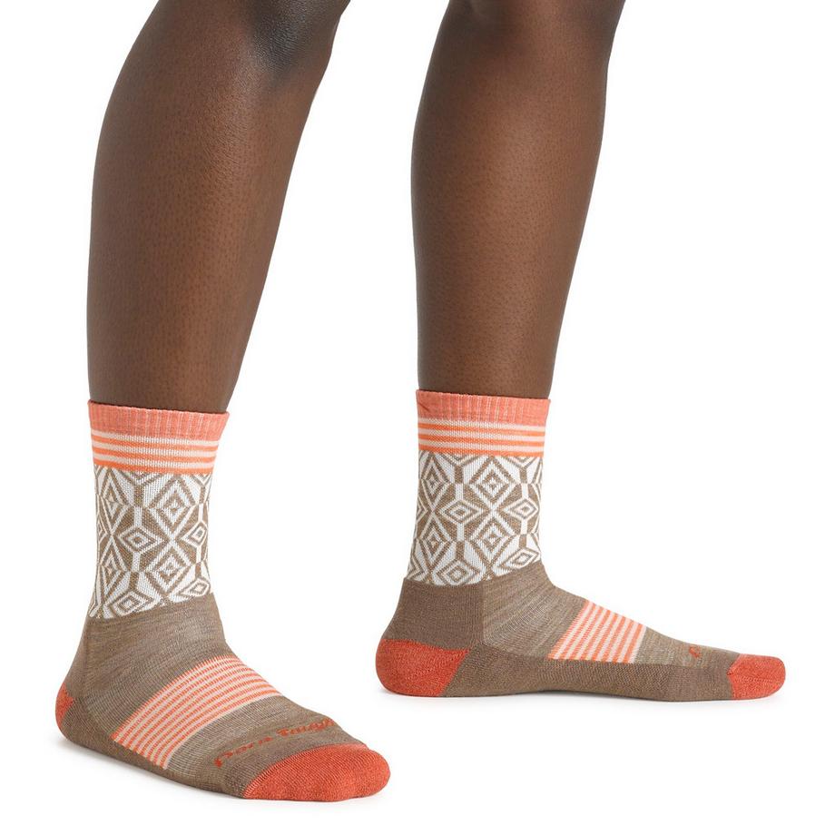Darn Tough Vermont  Calze Donna Micro Crew in Lana Merino per Escursionismo 