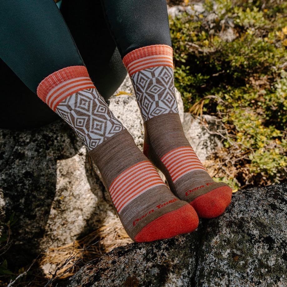 Darn Tough Vermont  Calze Donna Micro Crew in Lana Merino per Escursionismo 