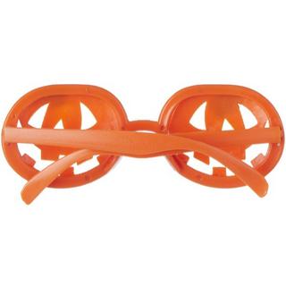 Tectake  Occhiali scherzosi da Halloween - Zucca in glitter 