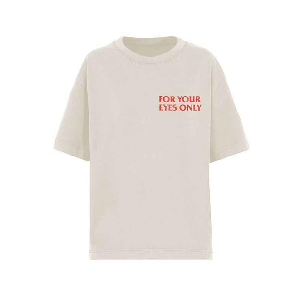Image of For Your Eyes Only Bond For Action Tshirt Damen Beige XL