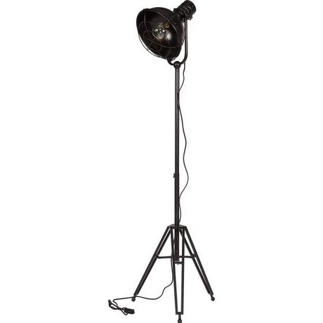 mutoni Lampadaire Spotlight Noir  