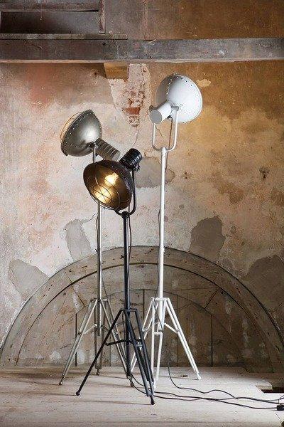 mutoni Lampadaire Spotlight Noir  