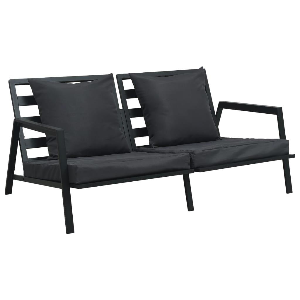 VidaXL Sofa de jardin aluminium  