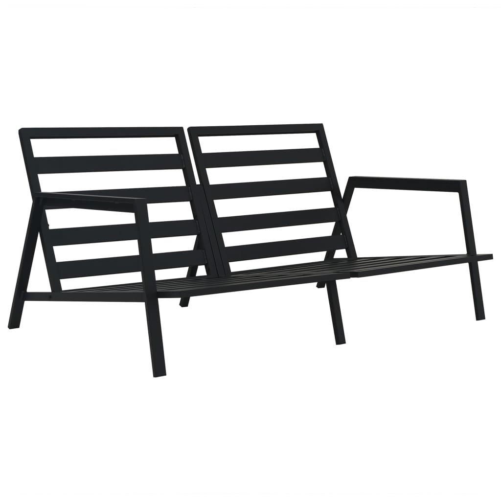 VidaXL Sofa de jardin aluminium  