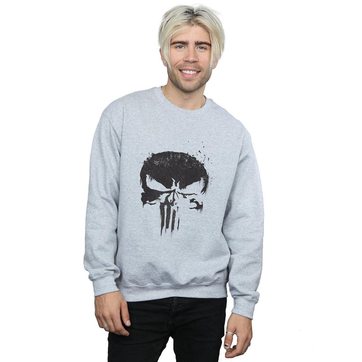 MARVEL  Sweat THE PUNISHER TV SKULL LOGO 