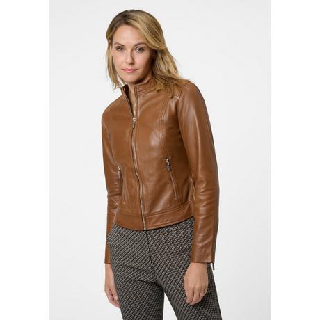 RICANO  Veste en cuir  Ciara, classique en cuir d'agneau ultra doux 