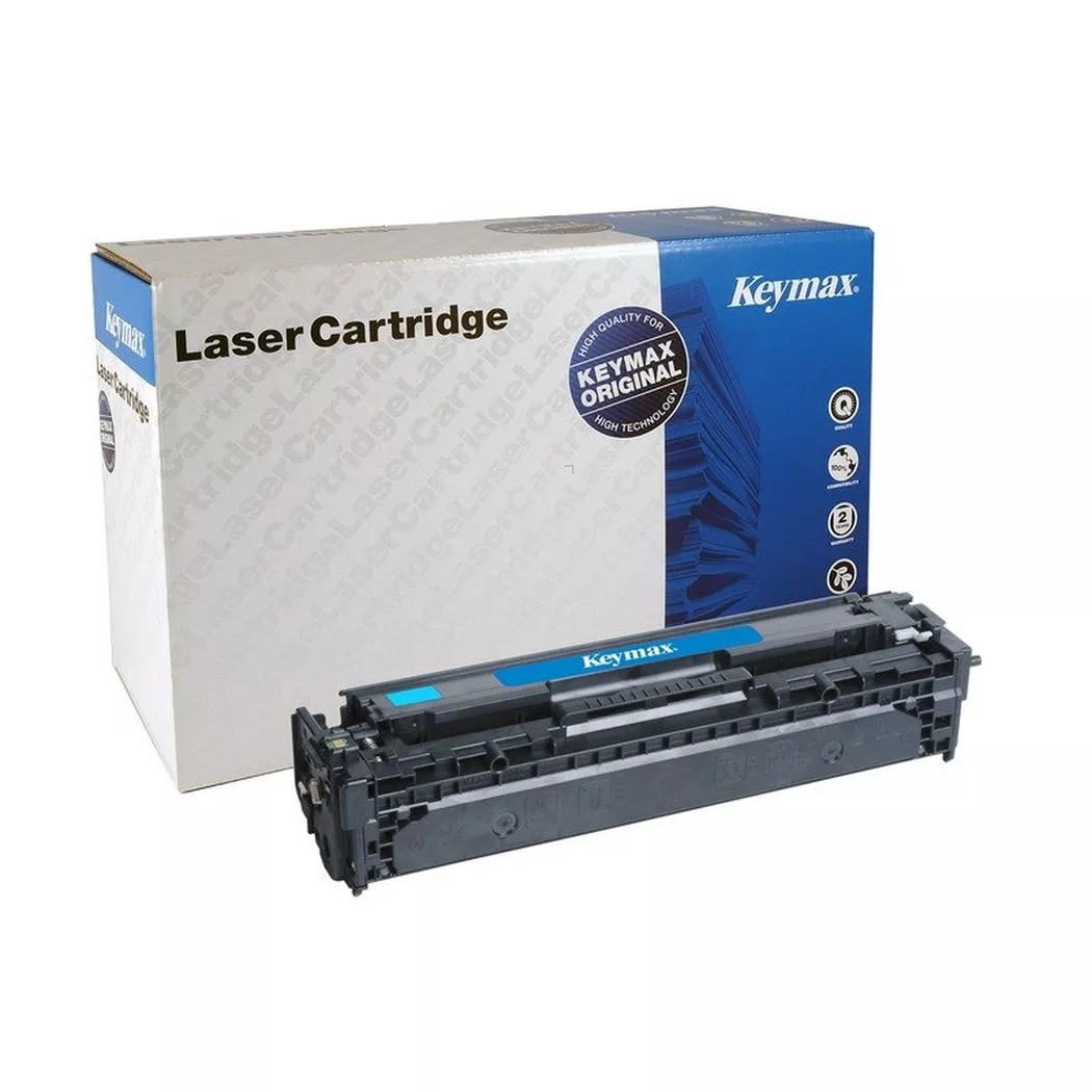 Keymax – RMC-Toner-Modul cyan CB541AKEY zu HP CLJ CP1210 1400 Seiten, One Size