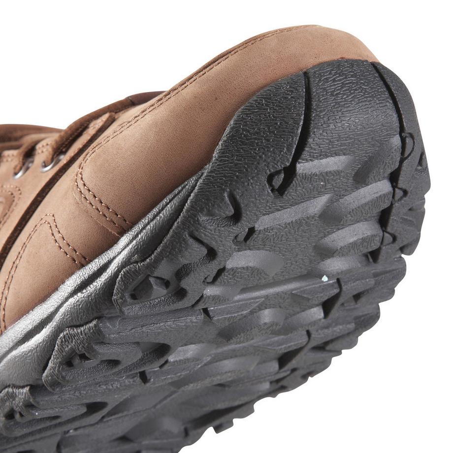 DECATHLON Nakuru Chaussures de Marche Confort en Cuir Marron  