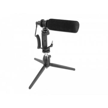 DeLOCK Microphone Vlog Shotgun pour Smartphones et caméras DSLR