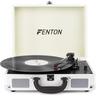 Fenton  RP115 White Plattenspieler im Koffer, BT & LS, weiss 