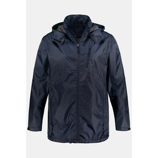 JP1880  Regenjacke, wasserdicht, Kapuze, Zipper, leichtes Mesh Futter 