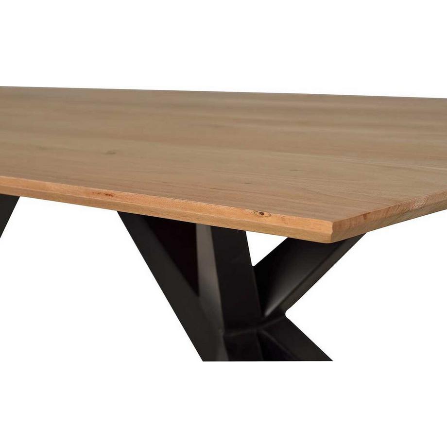mutoni Table de salle à manger Adera acacia naturel 180  