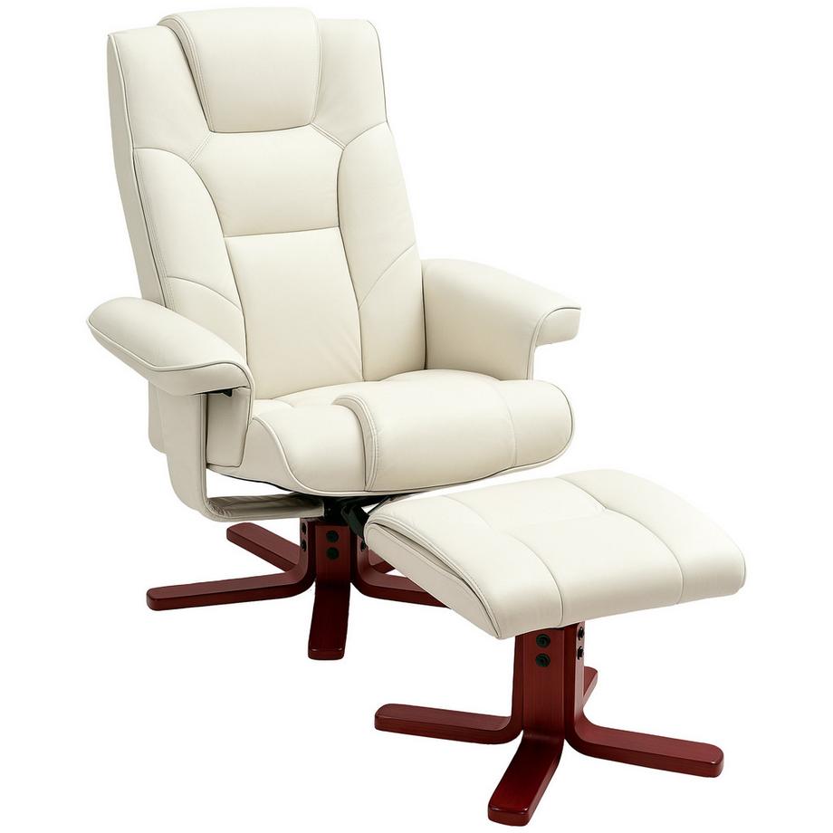 HOMCOM Relaxsessel mit Hocker  