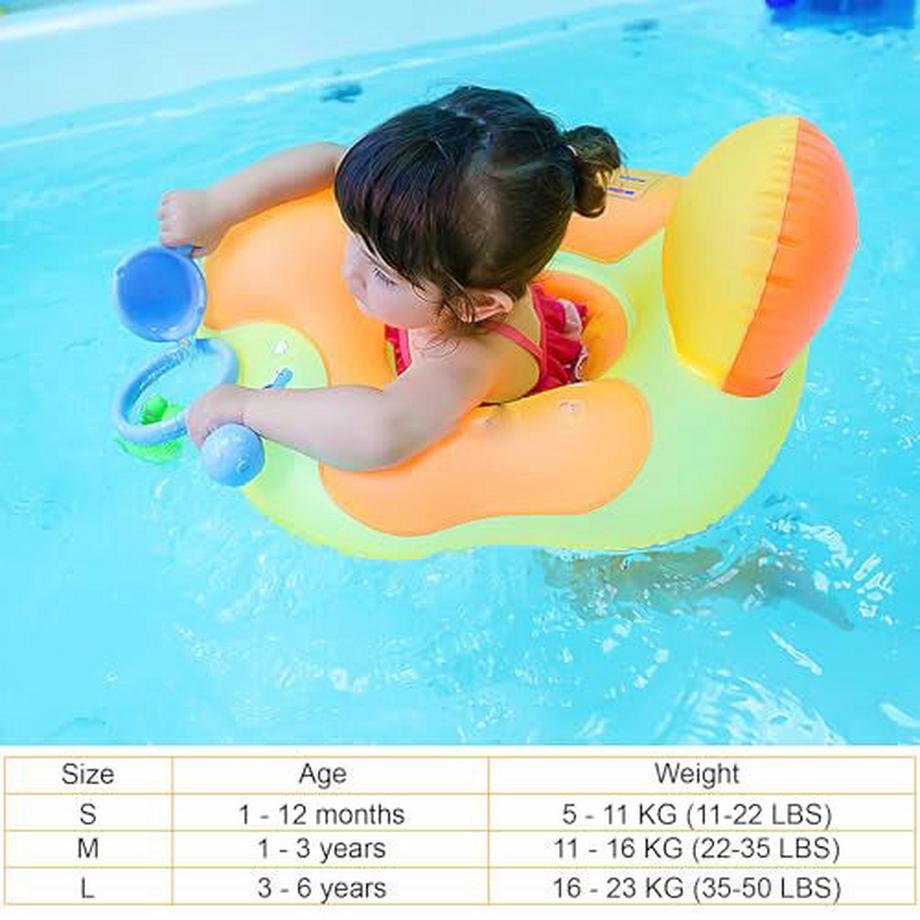 Activity-board Schwimmring Baby mit Sonnensegel Schwimmring Baby mit Rückenlehne  