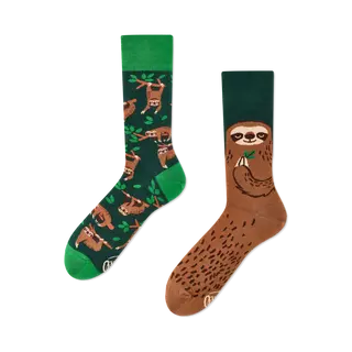 Many Mornings Sloth Life  Chaussettes - Many Mornings  Multicolor