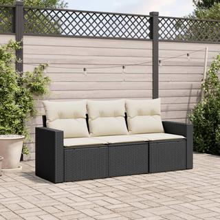 VidaXL set divano da giardino Polirattan  