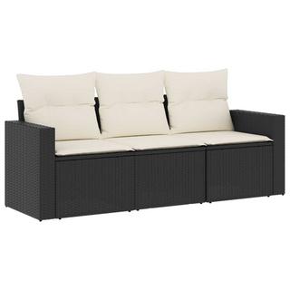 VidaXL set divano da giardino Polirattan  