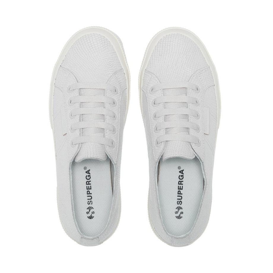 SUPERGA 2750 Schlangenmuster Genarbtes Leder Sneakers  
