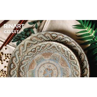 Rinart Piatto profondo - Celest -  Porcellana - 25 cm- set di 6  