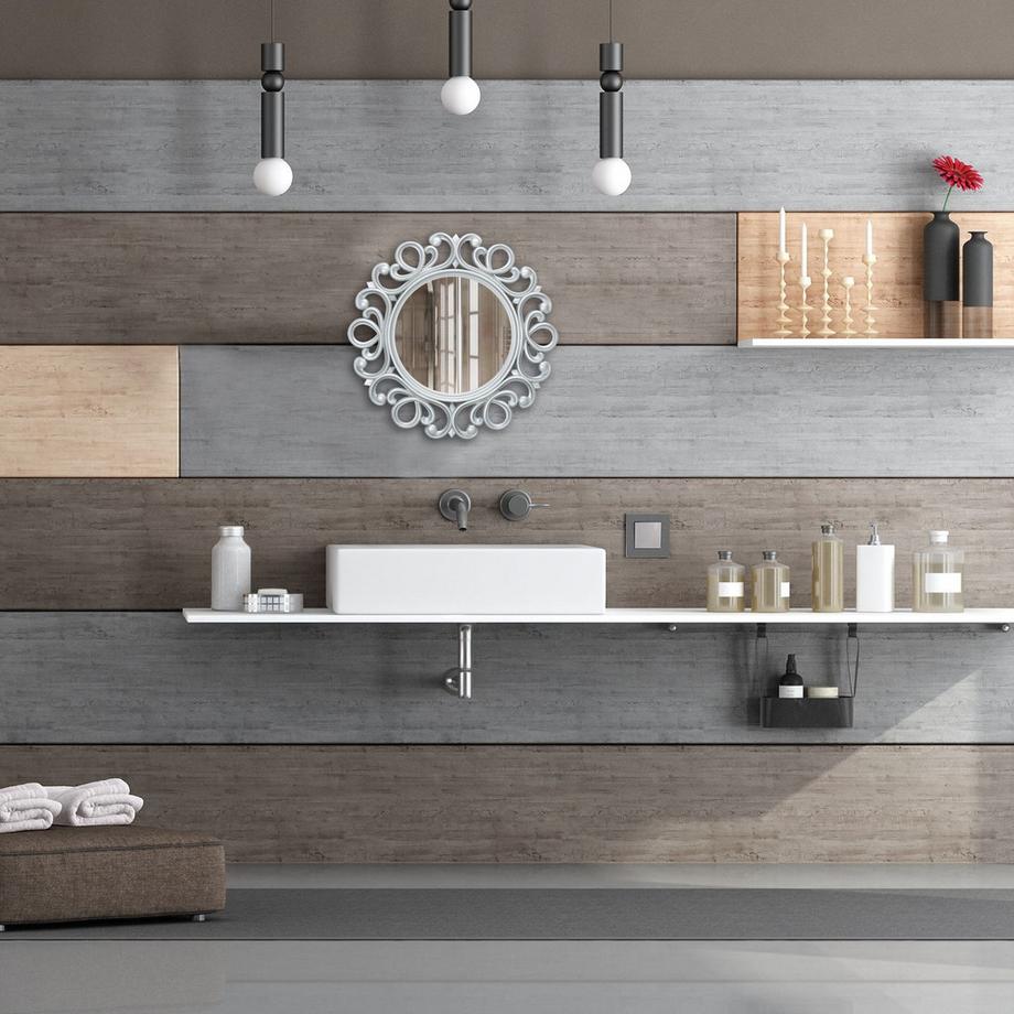 B2X Specchio da parete rotondo decorativo  