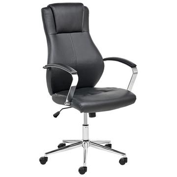 Fauteuil de bureau en Cuir PU Traditionnel ADEPT