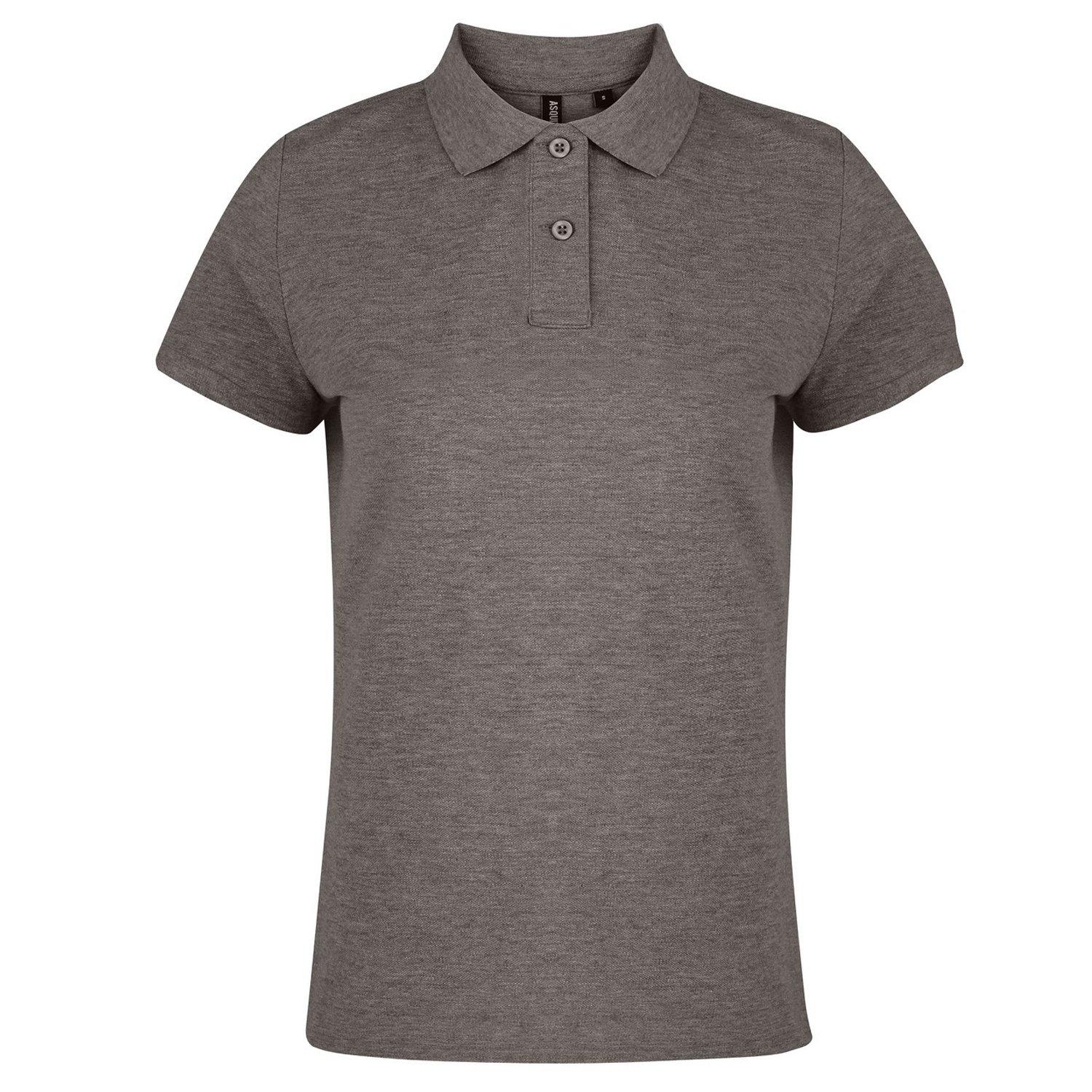 Image of Poloshirt, Kurzarm Damen Charcoal Black S