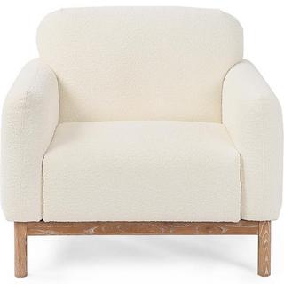 mutoni Fauteuil Detroit bouclé naturel  