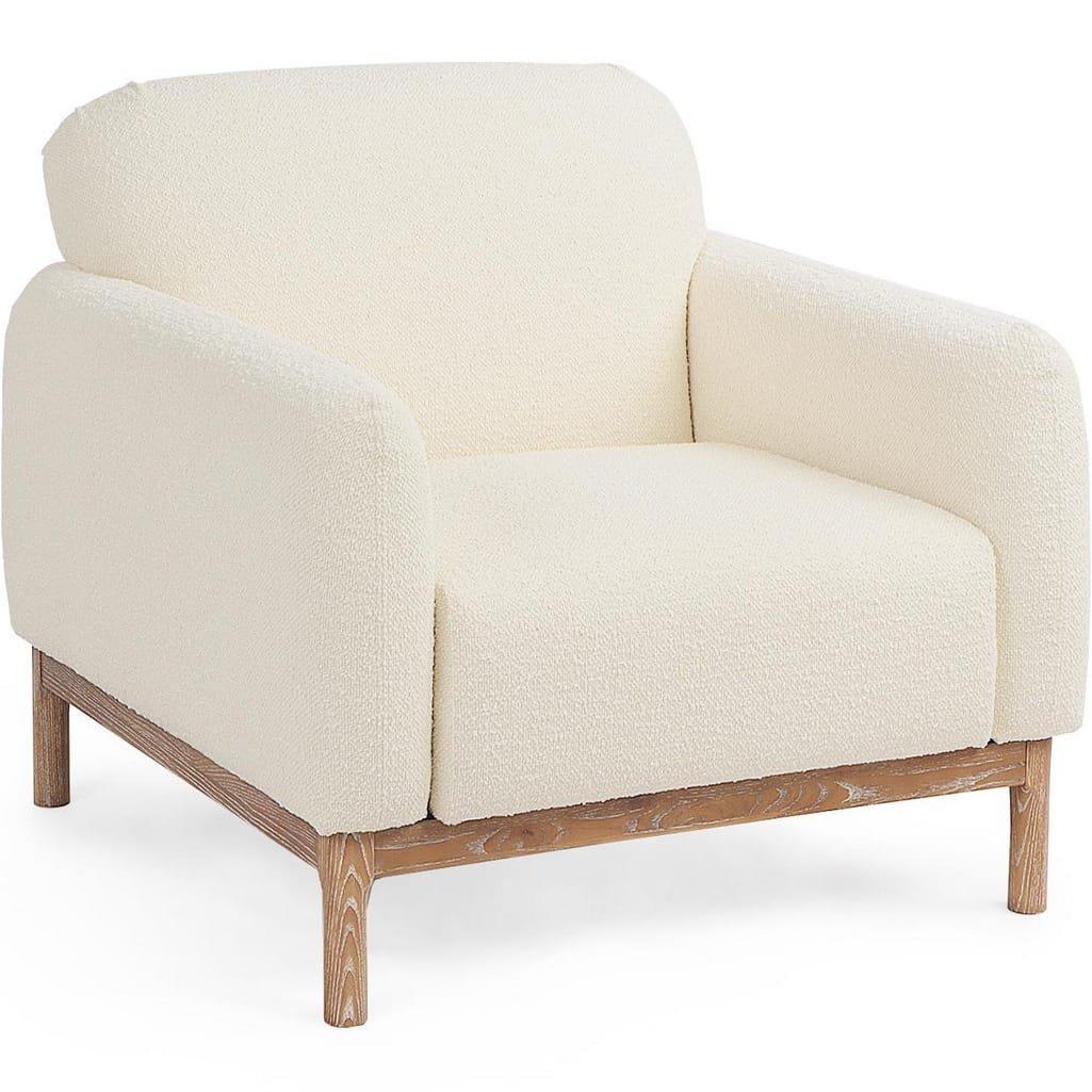 mutoni Fauteuil Detroit bouclé naturel  