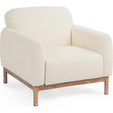 Fauteuil Detroit bouclé naturel