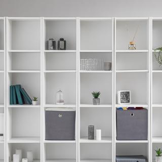 Northix Graue Aufbewahrungsbox - 4 Stück  