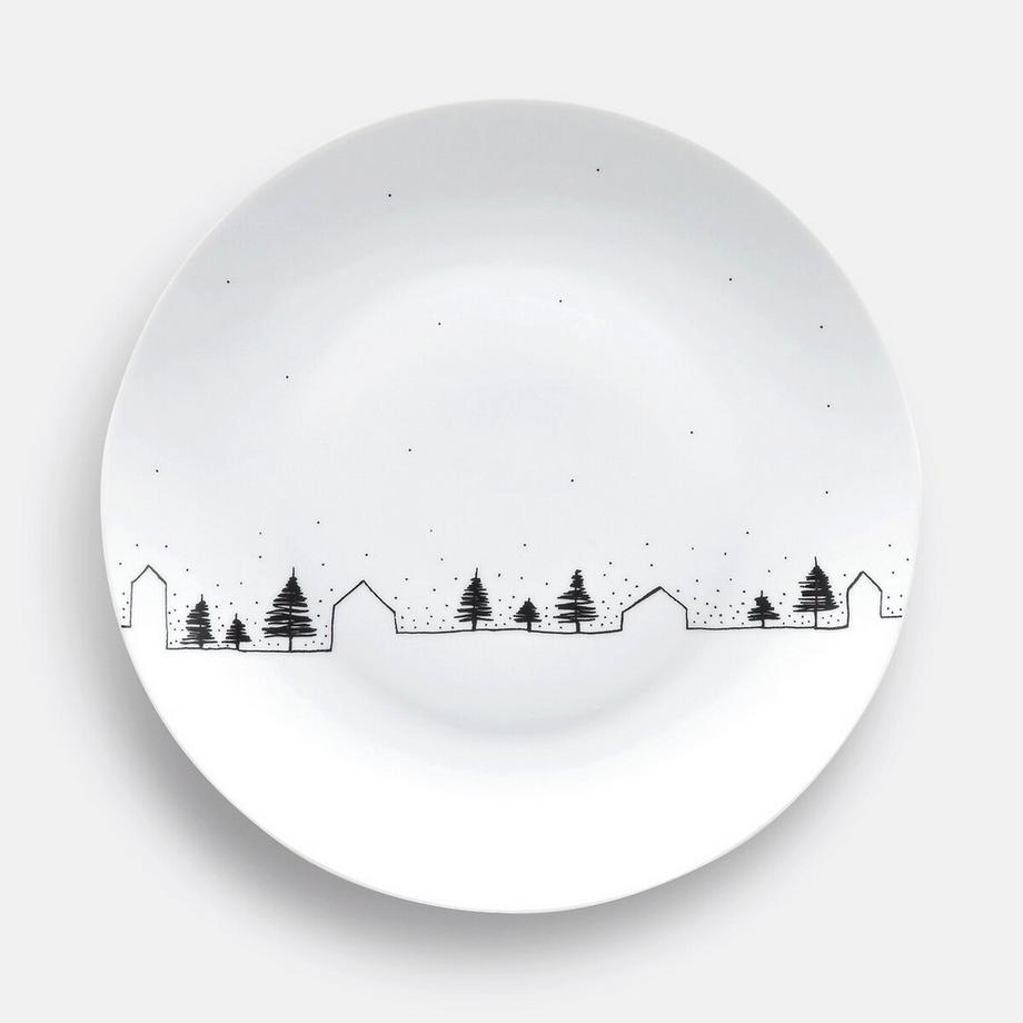 La Redoute Intérieurs Lot 4 assiettes plates  