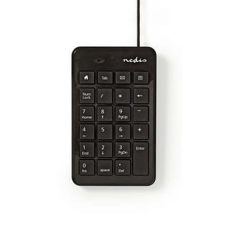 Nedis  Kabelgebundene Tag-Tastatur | USB-A | Büro | Einhändig | Numerisch | Numerische Tastatur 