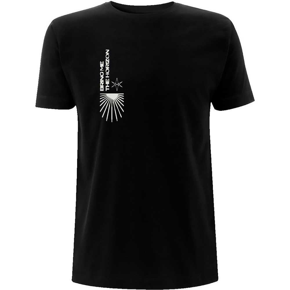 Image of Tshirt Rückseitiger Aufdruck Damen Schwarz M