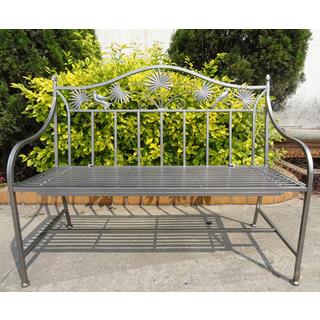 mutoni Banc de jardin Talin fer argent 111  