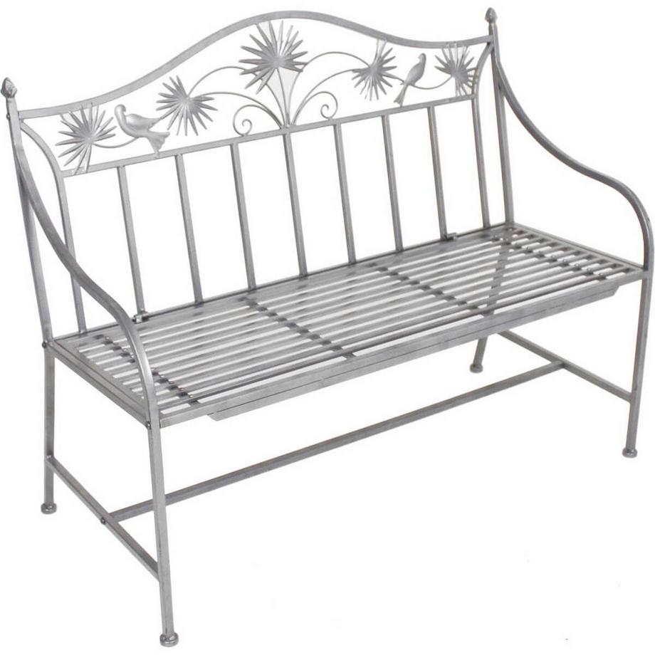 Gartenbank Talin Eisen silber 111